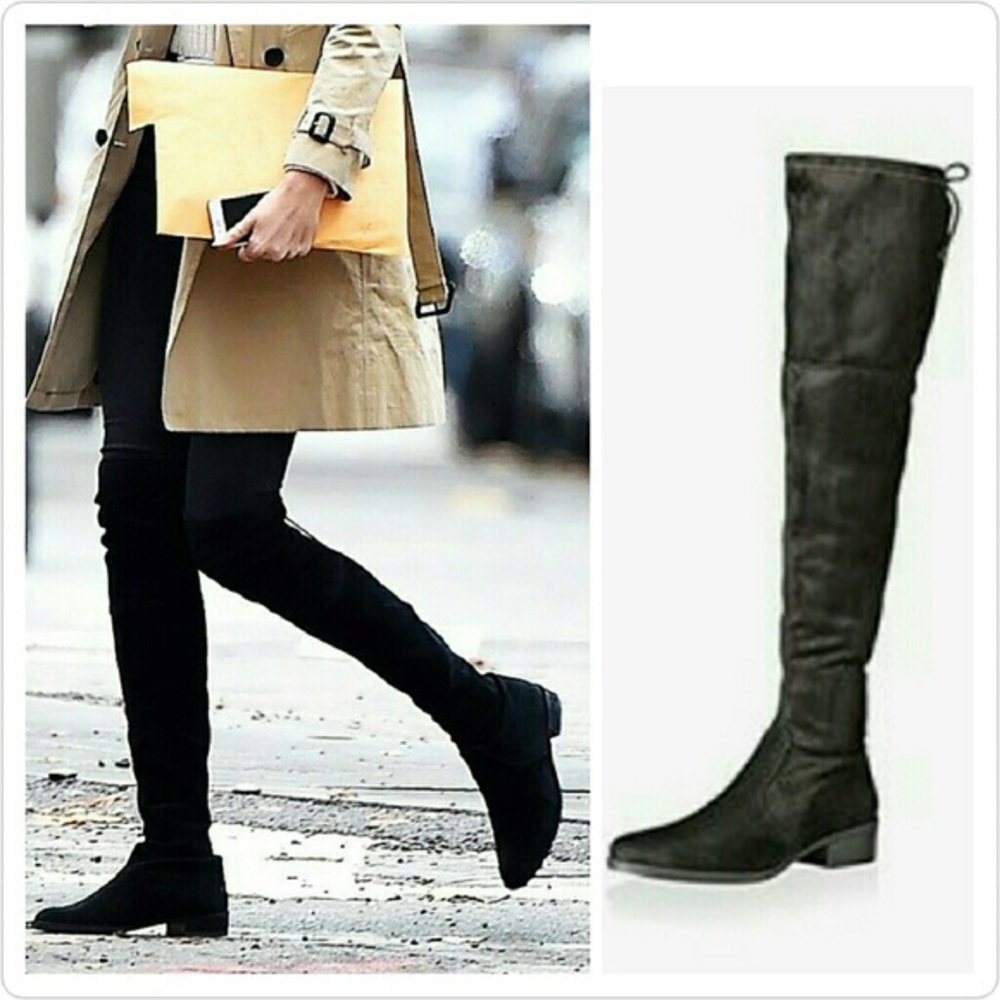 Lois Over-TheKnee Suede Boots